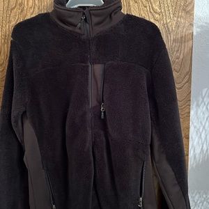 Black CB fleece jacket. XL. Perfect. 3 zipper pockets